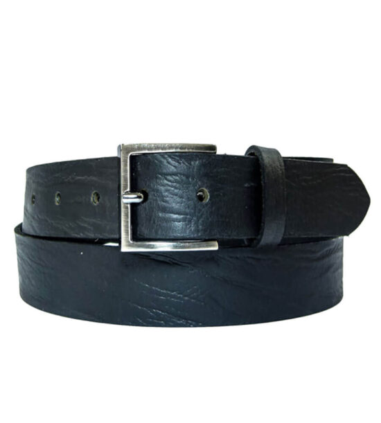 Black matte dress belt with texture | Elegant Belts | $43,65 $34,92